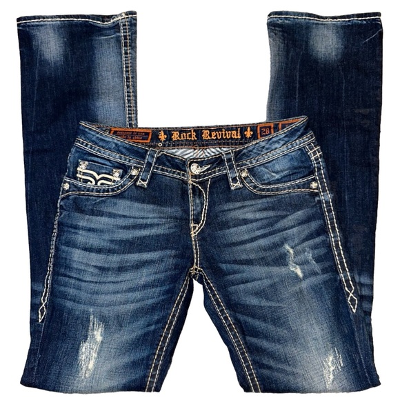 Rock Revival Denim - Rock Revival Women’s Penny Low Rise Bootcut Jeans Size 28